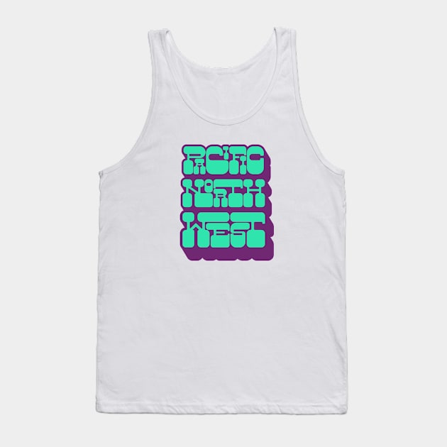 Pacific Northwest Tank Top by happysquatch